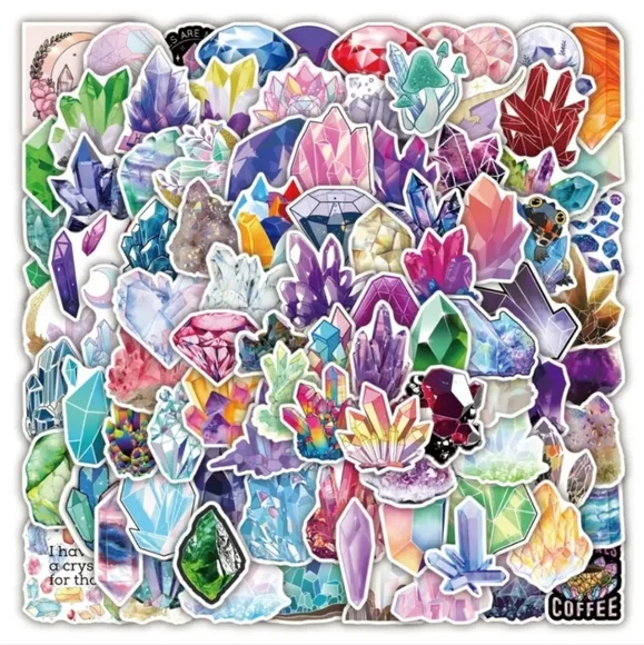 Crystal Stickers - Assorted 50 Pack - Picture 7 of 11